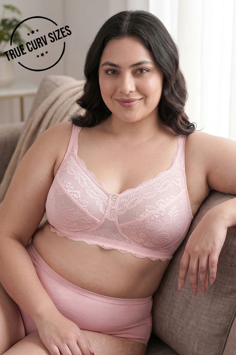 Zivame Forever Yours True Curv Double Layered Non Wired Full Coverage Super Support Bra - Rose Quartz Buy Zivame Forever Yours True Curv Double Layered Non Wired Full Coverage Super Support Bra - Rose Quartz